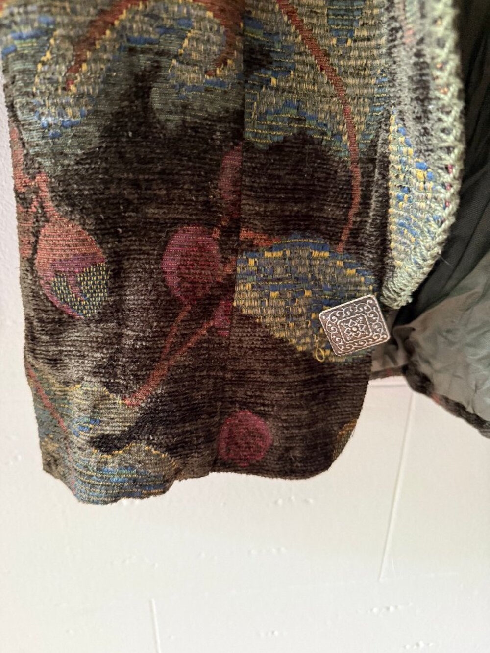 Vintage Longhorn | Tapestry Blazer | Cottagecore Western Stampede | Medium - Picture 6 of 14